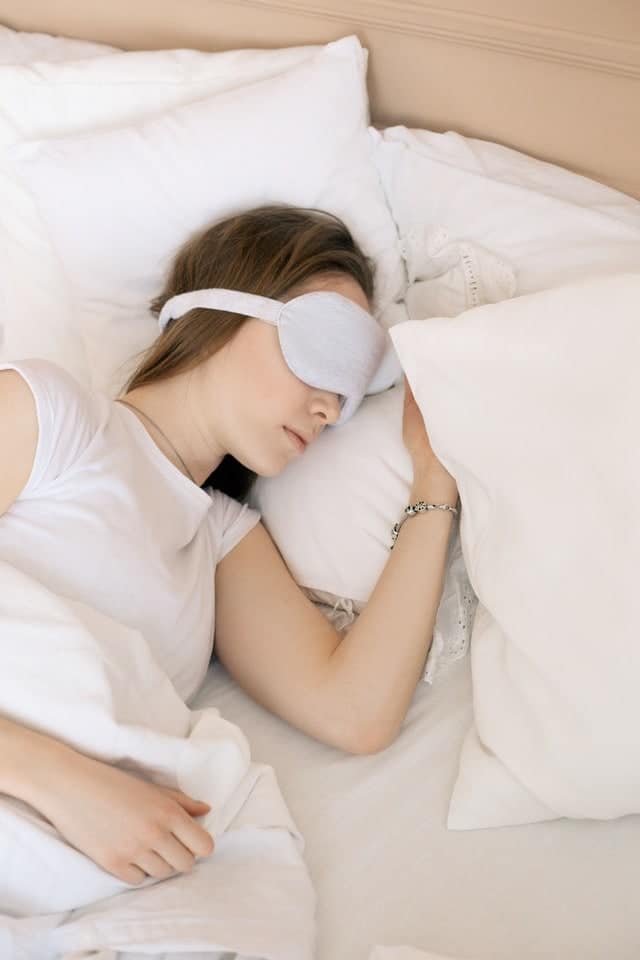 sleeping blindfolded
