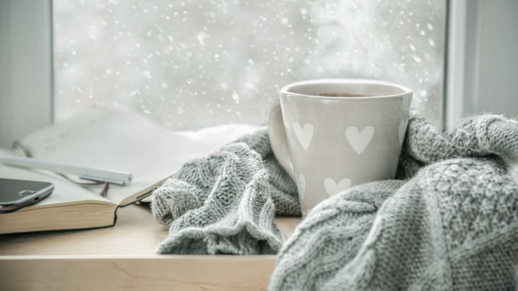 Cup warm cozy winter window — B. Carlson, Albuquerque NM