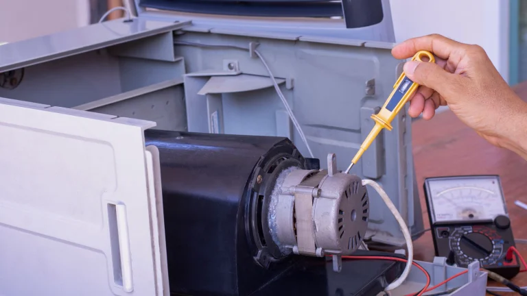 Repairing a motor in a system