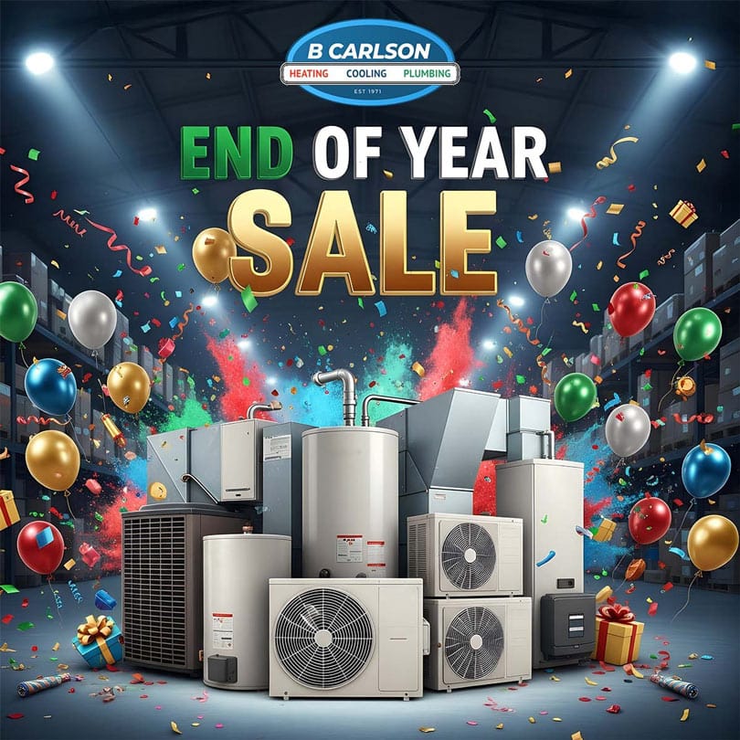 An image stating "End of Year Sale"