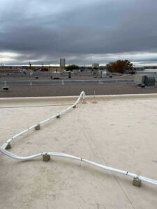 Electrical wiring for ductless mini split installation in Albuquerque