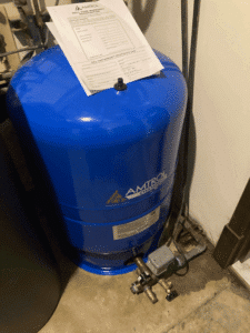 New well pressure tank installed in Corrales NM home
